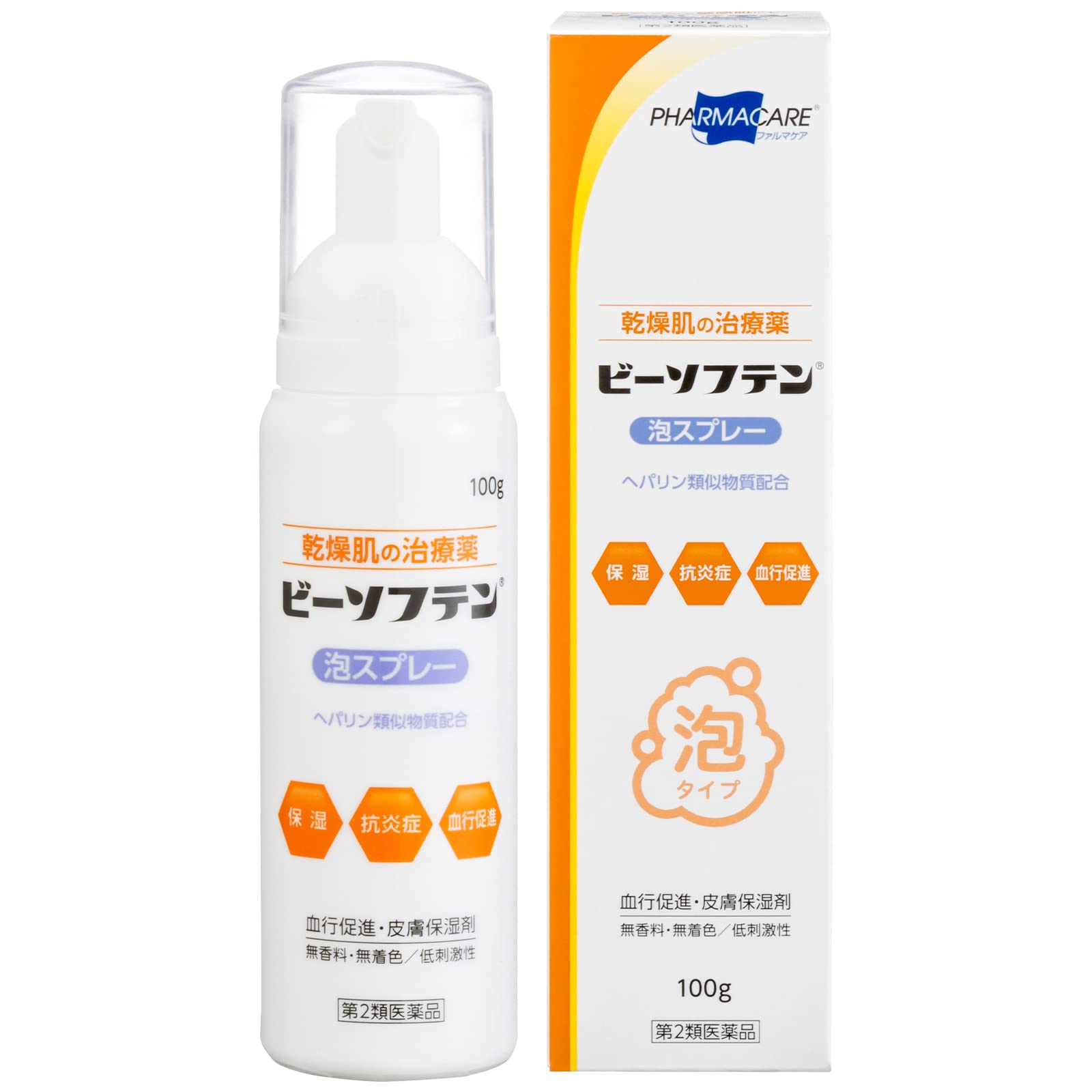 Amazon | 【第2類医薬品】ビーソフテン泡スプレー 100g